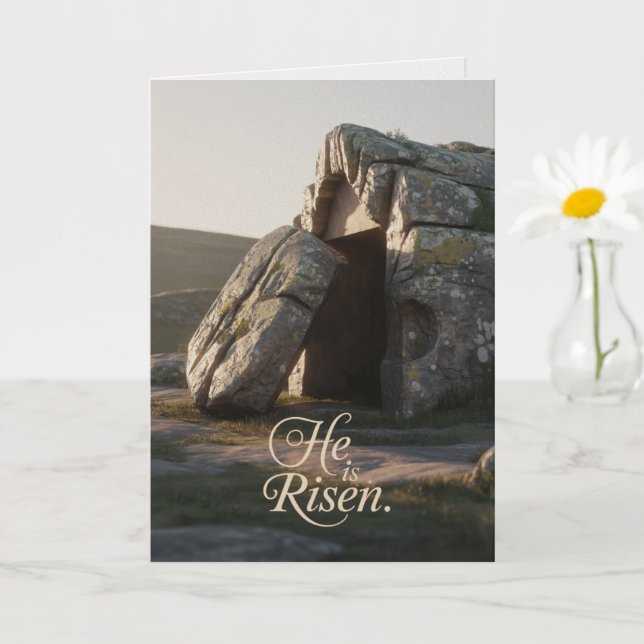 Cartão He Is Risen Easter Bulk Church Greeting Cards (Planta pequena)