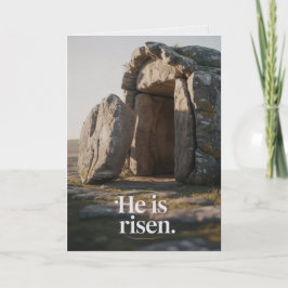 Cartão He Is Risen Easter Bulk Church Greeting Cards