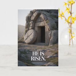 Cartão He Is Risen Easter Bulk Church Greeting Cards