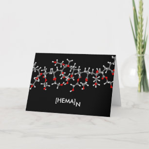 Cartão HE-MAN molecule greetings card
