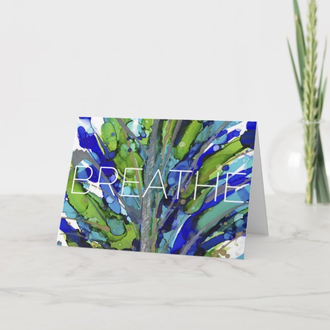 Cartão Healing Breath Lovitude Blank Note Card (Frente)