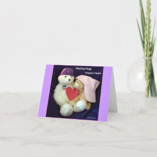 Cartão Healing Hugs Note Card