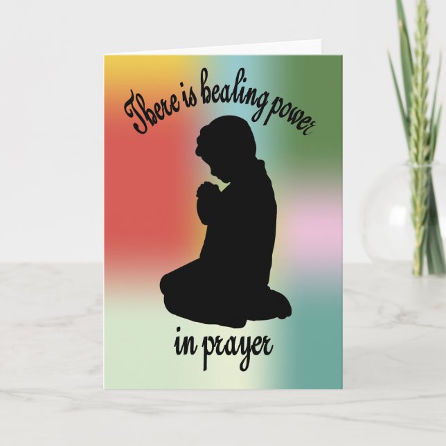 Cartão Healing Power of Prayer Card (Frente)