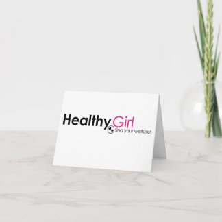 Cartão HealthyGirl Note Card