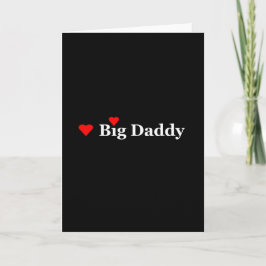 Cartão Heart Big Daddy