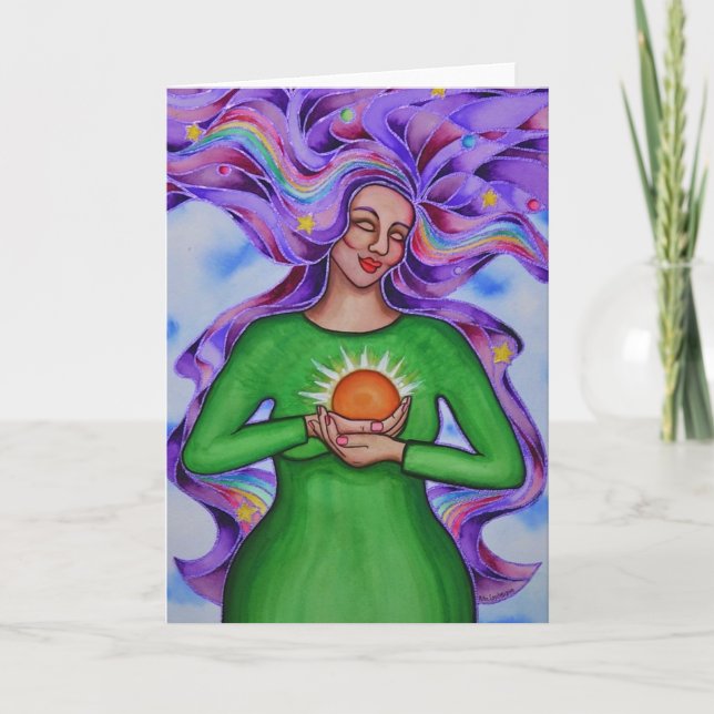 Cartão Heart of Healing #2 by Rita Loyd (Frente)