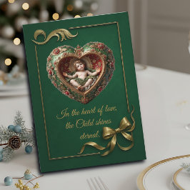 Cartão Heart of the Divine Child Folded Greeting Card