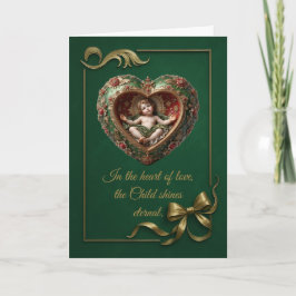 Cartão Heart of the Divine Child Folded Greeting Card