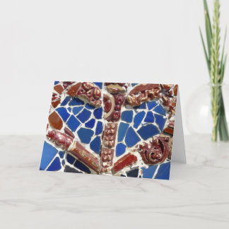 Cartão Heart Tiles from Barcelona