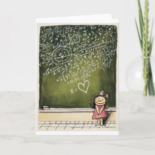 Cartão Hearts & Math