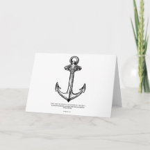 Hebraico 6:19 - Âncora da minha alma.