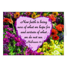 HEBREWS 11:1 FLORAL DESIGN