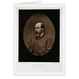 Cartão Hector Malot (1830-1907), de "Galerie Contempora