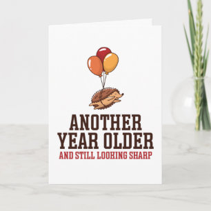 Cartão Hedgehog Pun Ainda Parece Um Aniversário Muito Eng