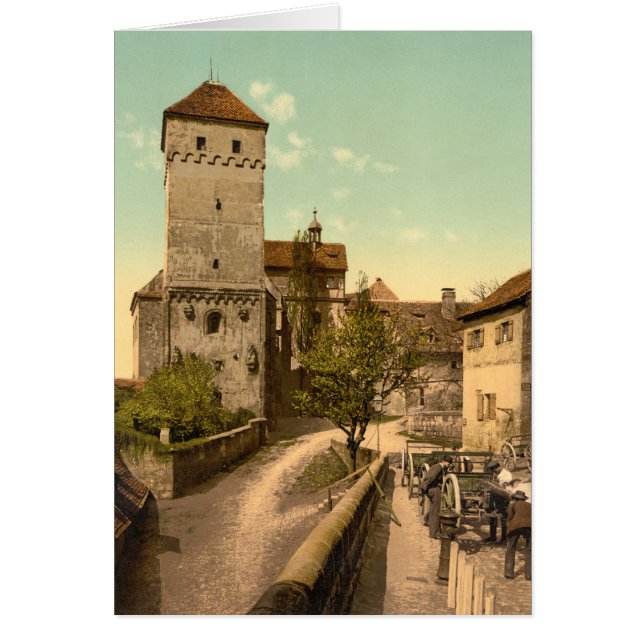 Cartão Heidenturm, Nuremberg, Baviera, Alemanha (Frente)