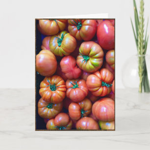 Cartão Heirloom tomatoes