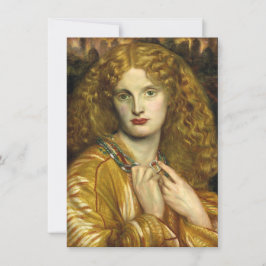 Cartão Helen of Troy (por Dante Gabriel Rossetti)