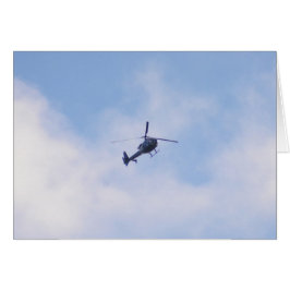 Cartão Helicóptero Gazelle