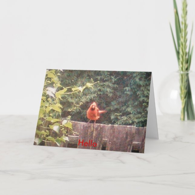 Cartão Hello (Frente)