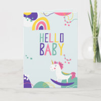 Hello Baby Greeting Card