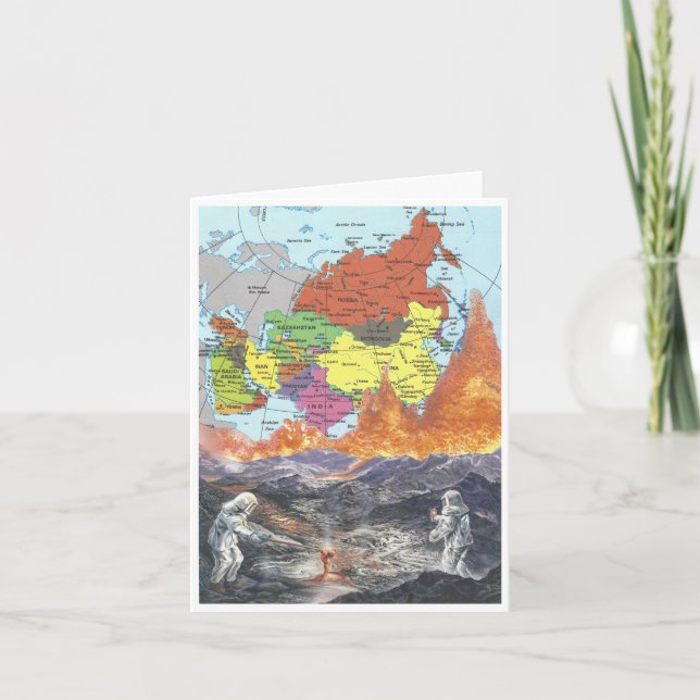 Cartão Hello from far away - (Frente)