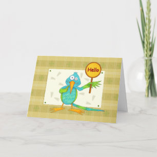 Cartão Hello Hummingbird Greeting Card