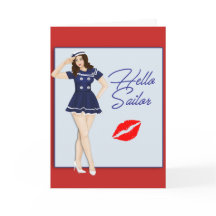 Hello Sailor Pinup Girl