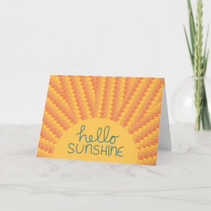 Cartão Hello Sunshine - Card