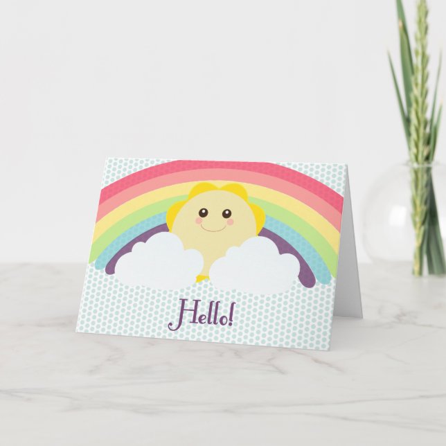 Cartão Hello Sunshine! Greeting Card (Frente)