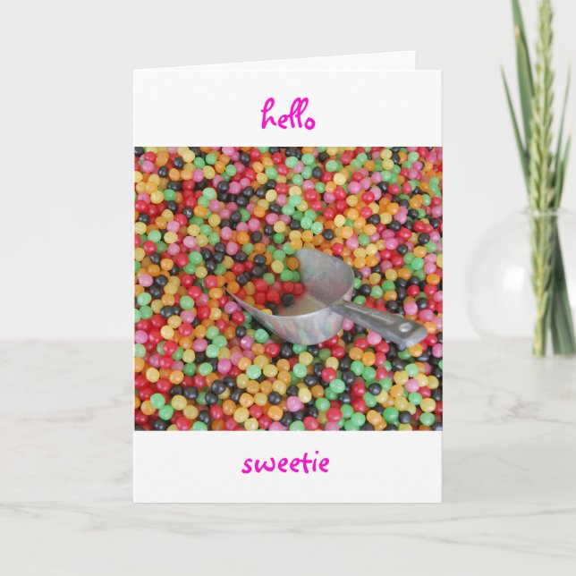 Cartão Hello Sweetie Greeting Card (Frente)