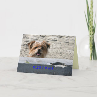 CARTÃO HELLO THERE !