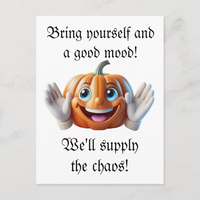 Cartão Helloween (Frente)