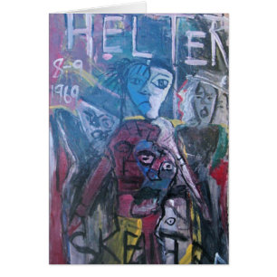 CARTÃO HELTER SKELTER ABSTRATO