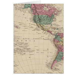 Cartão Hemisfério Ocidental 2