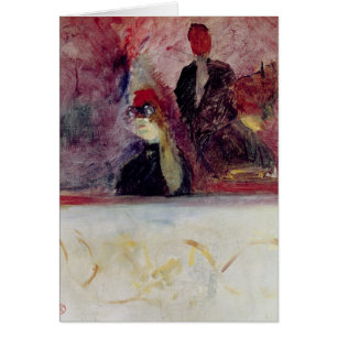 Cartão Henri de Toulouse-Lautrec a caixa no Mascaro