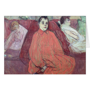 Cartão Henri de Toulouse-Lautrec o divã, 1893