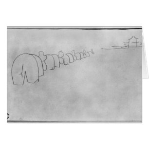 Cartão Henri de Toulouse-Lautrec Teoria dos elefantes,