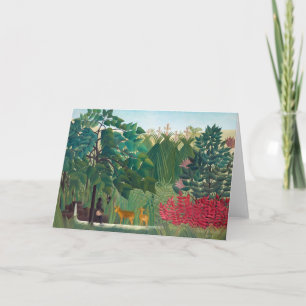 Cartão Henri Rousseau - A Cachoeira