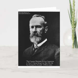 Cartão Henry James Attitude Wisdom Citação de presentes e