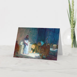 Cartão Henry Ossawa Tanner Daniel no Lions Den Postc