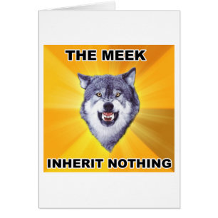 Cartão Herança Courage Wolf Meek