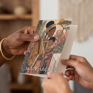 Cartão Herança Terrosa   Saudação do Dia das Mães Matriar