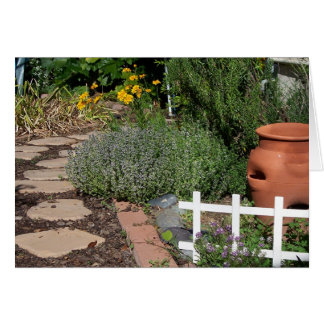 Cartão Herb Garden