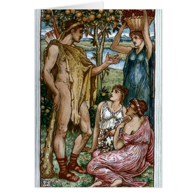 Cartão Hercules & as ninfas (Frente)