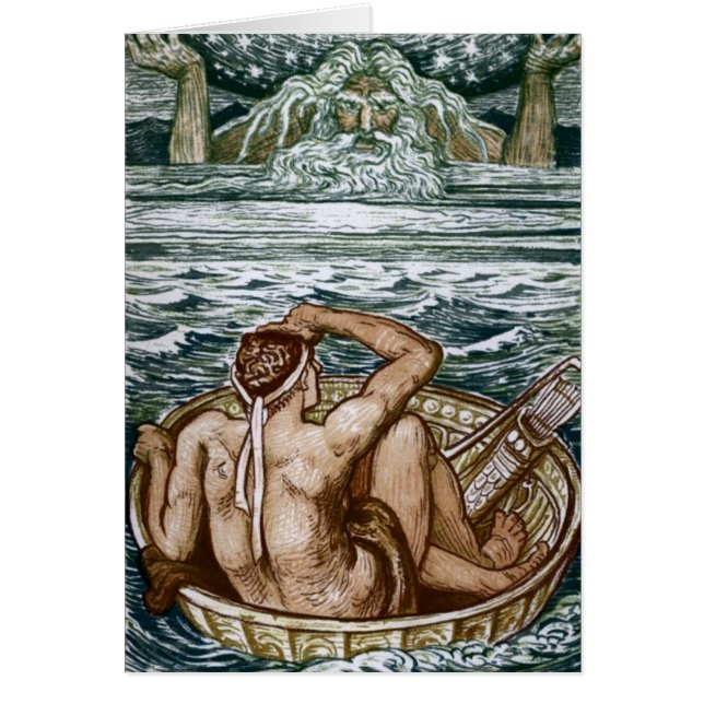 Cartão Hercules e atlas (Frente)