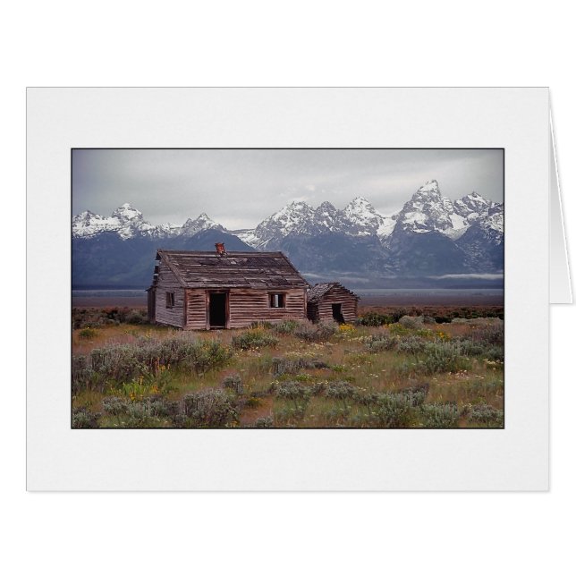 Cartão "Herdade velha " (Frente horizontal)