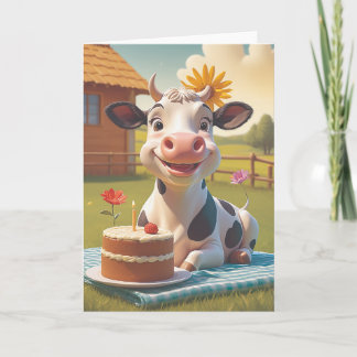 Cartão Herds of Friendship on Your Birthday