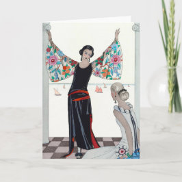 Cartão Here Are My Wings - George Barbier