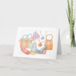 Cartão Here Comes the Sun greeting card<br><div class="desc">Missing summer and a beach? This originally watercolour designed greeting card can recall all the summertime memories and it´s perfectly used as a nice birthday or greeting card.</div>
