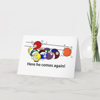 Cartão Here He Comes greeting card